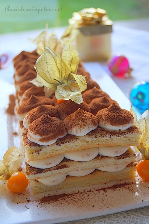 bûche façon tiramisu facile