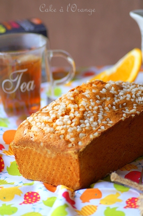 Cake à l'orange, facile et rapide