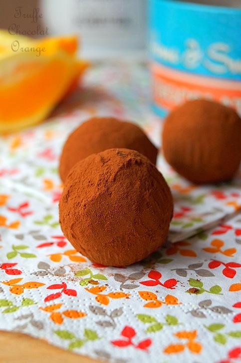 Truffes chocolat orange