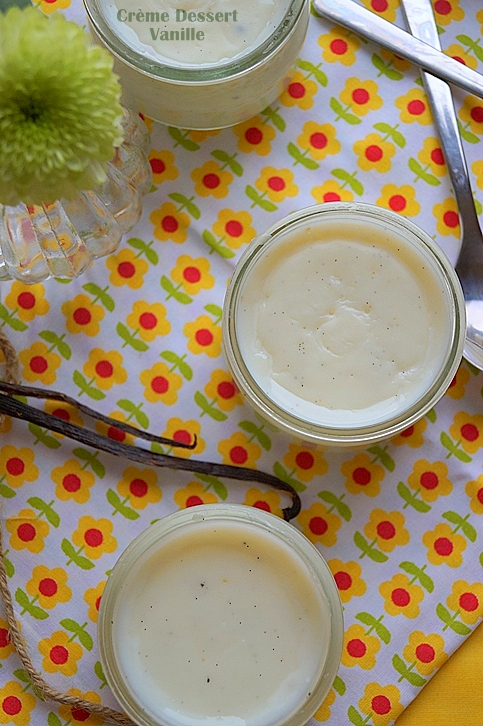 Crème dessert à la vanille façon Danette (recette sans oeufs)
