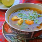 Soupe chinoise crevettes poulet & vermicelles