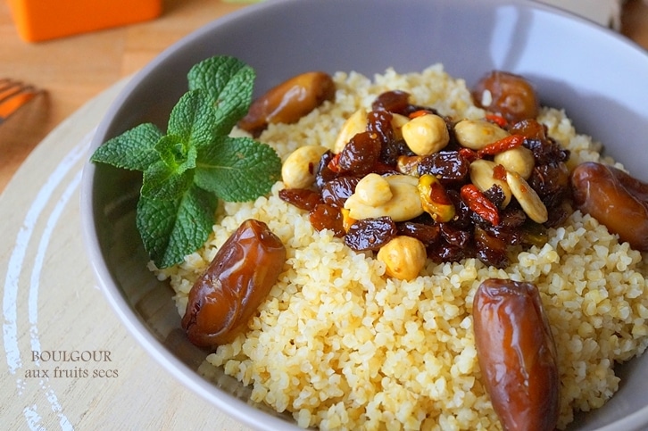 recette,boulgour,couscous,fruits secs