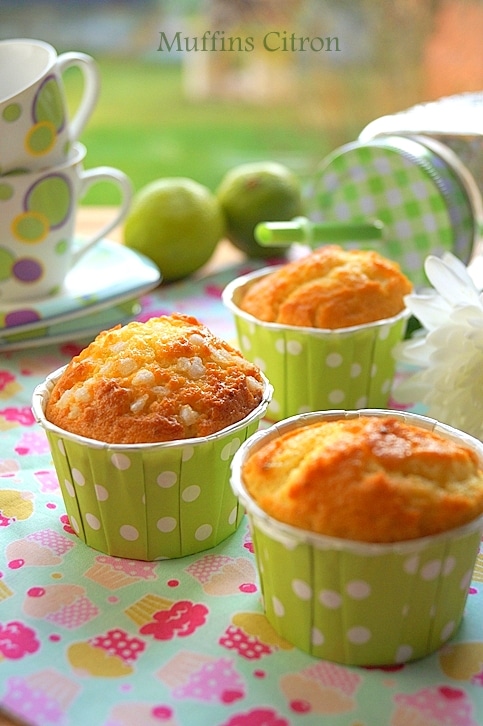 muffins au yaourt et citron