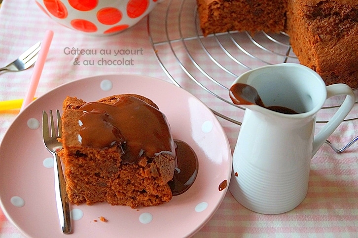 Gâteau au yaourt & au chocolat facile