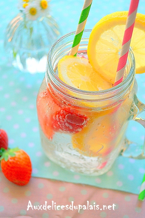 Limonade express aux fraises