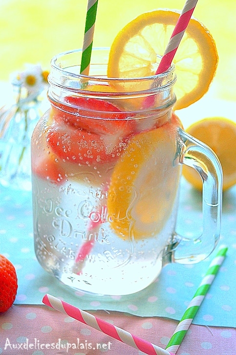 Limonade express aux fraises