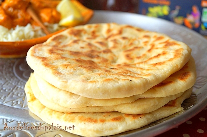 Cheese naan pain indien au fromage