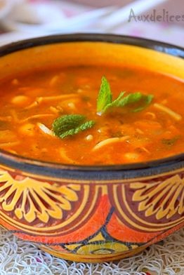 Chorba algérienne au poulet