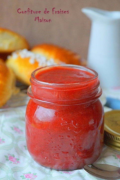 Confiture de fraises indatable