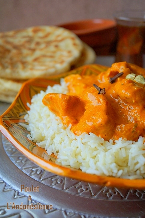 Poulet a l'indonésienne à la crème de coco