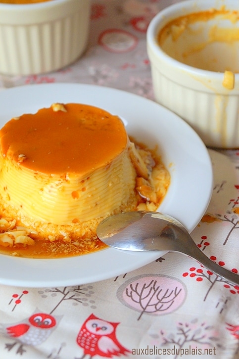 Crème caramel, Recette Cake Factory