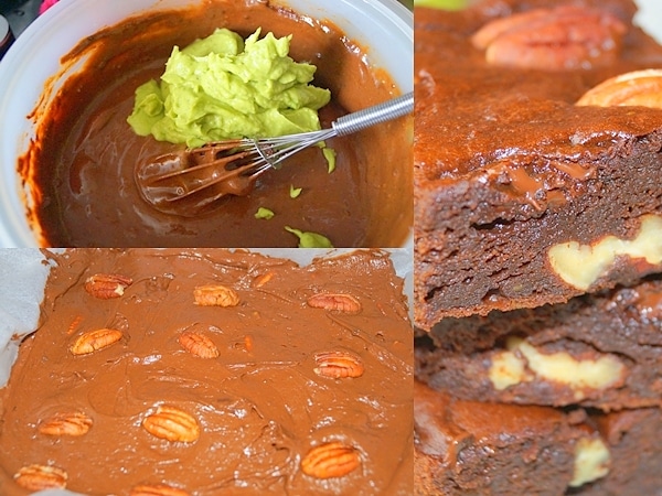 brownie sans beurre à l'avocat healthy
