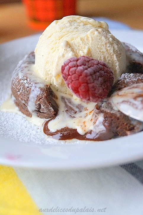 Moelleux au chocolat coeur coulant