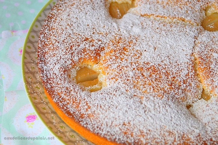 Moelleux aux poires et à la frangipane