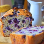 Banana bread aux myrtilles