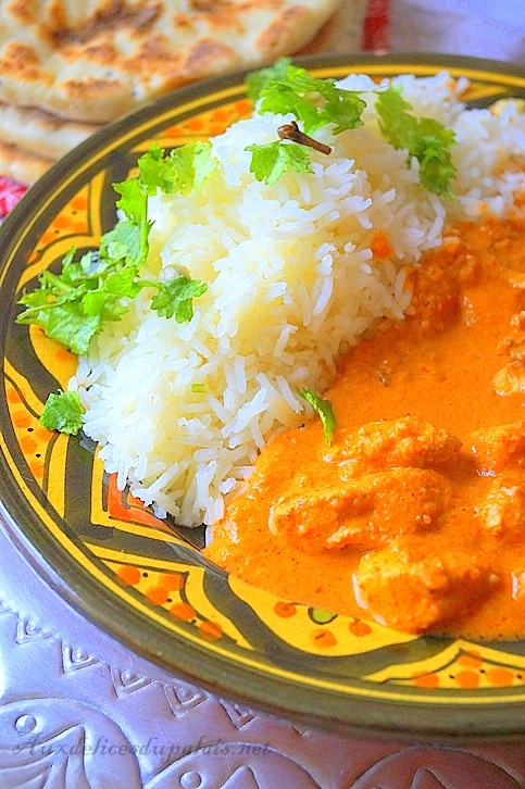 Recette poulet à l'indienne (Butter chicken)