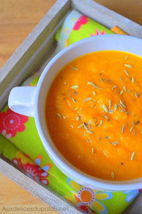 Velouté de carottes & fenouil facile