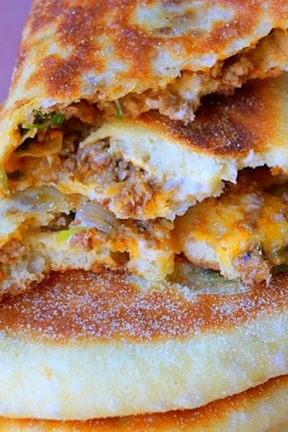 Bouchiar pain farci à la viande hachée