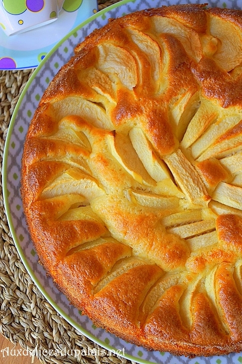 Gâteau aux pommes et mascarpone