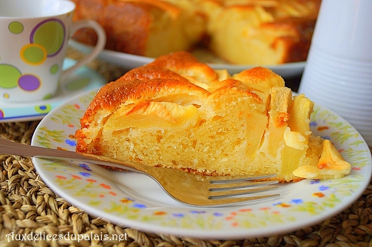 Gâteau pomme mascarpone