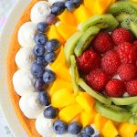 Tarte aux fruits sur sablé breton