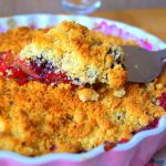 Crumble pommes myrtilles (recette facile)