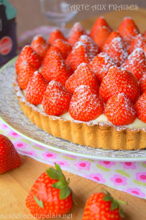 tarte aux fraises facile