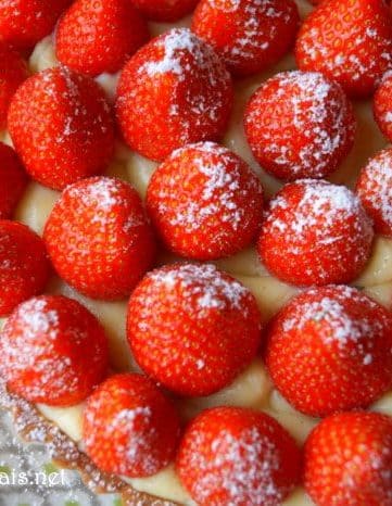tarte aux fraises facile