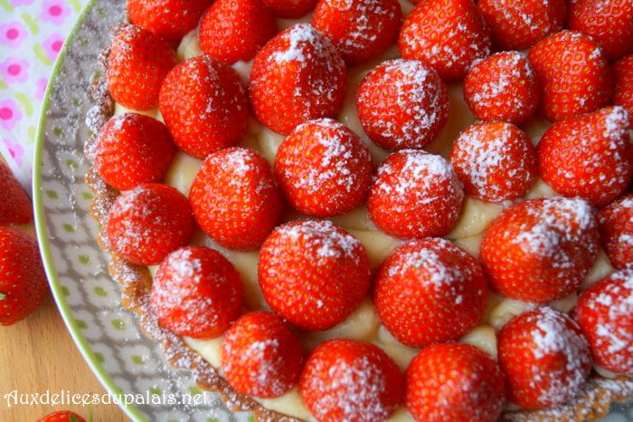 tarte aux fraises facile