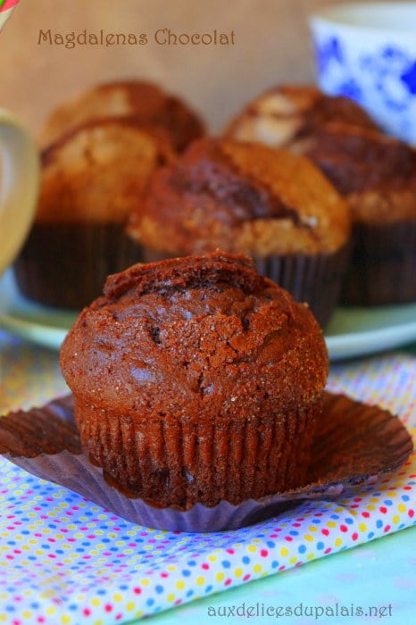 Madeleines espagnoles au chocolat (Magdalenas)