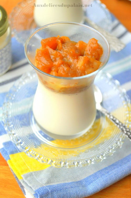 panna cotta aux pommes caramélisées