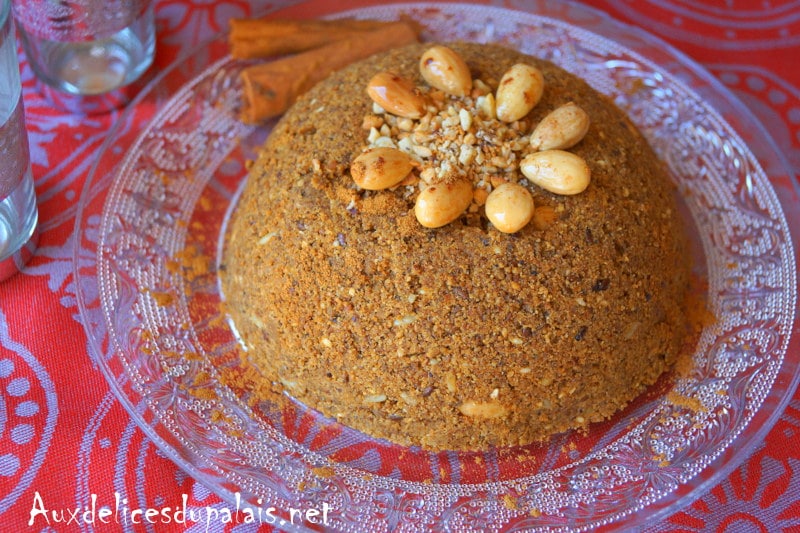 Sellou Sfouf marocain aux flocons d'avoine