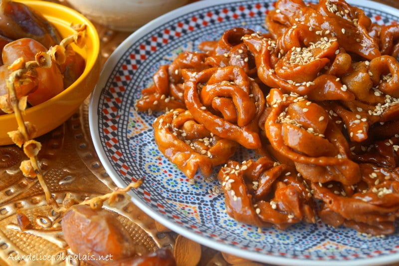 Chebakia pâtisserie marocaine spécial Ramadan