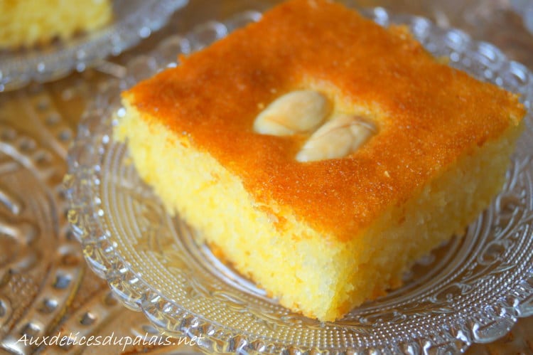 Basboussa aux amandes