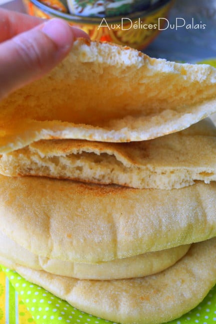 batbout pain marocain à la farine complère