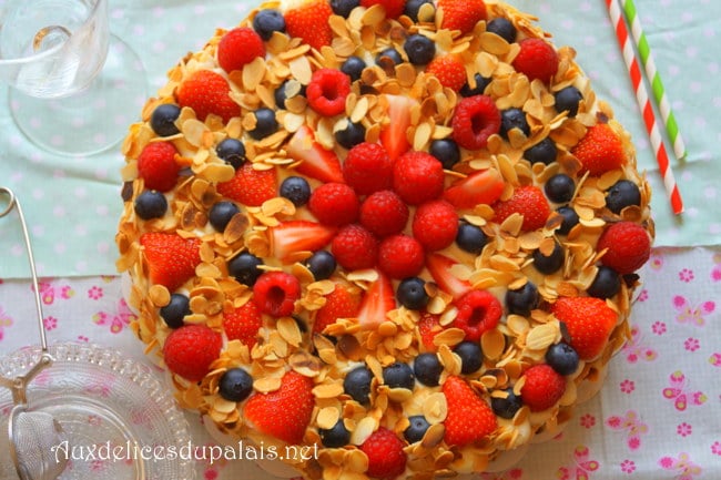 millefeuille aux fruits rouges