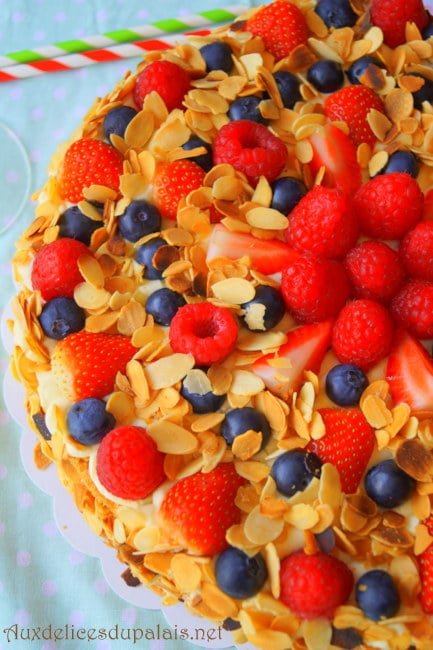 Millefeuille aux fruits rouges