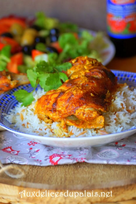 Cuisse de poulet au babeurre au four