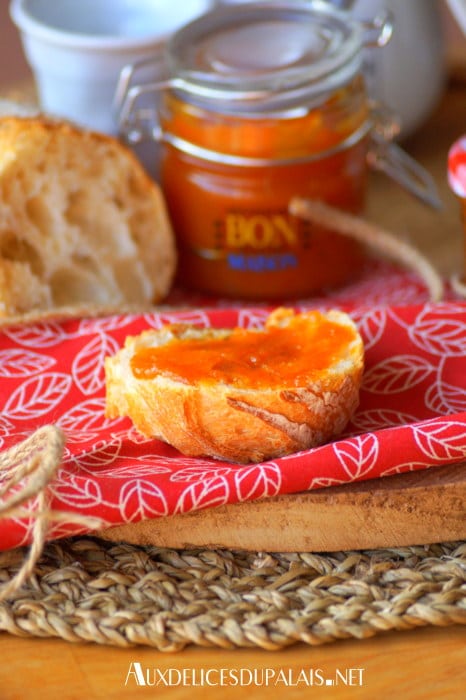 confiture de noël au potiron orange 