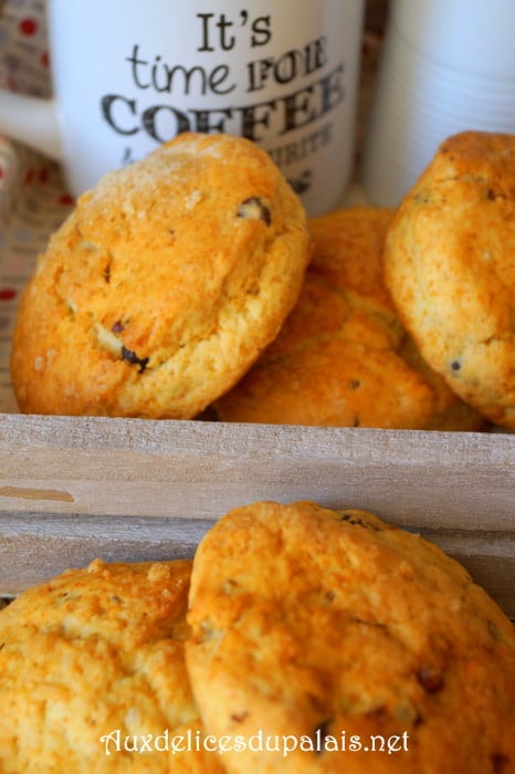 Scones aux pépites de chocolat (farine complète)