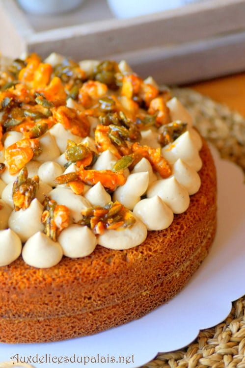 gâteau au potiron façon carrot cake