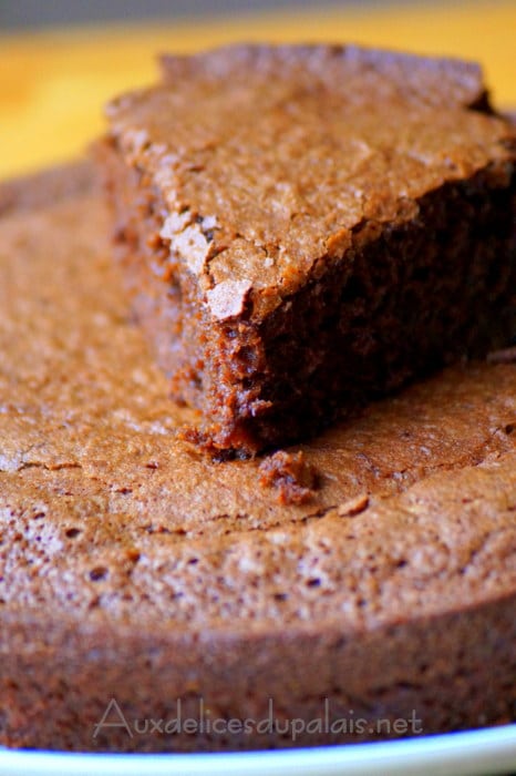 Gâteau fondant au chocolat aux blancs d'oeuf 