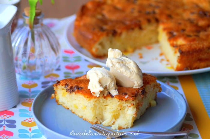 Gâteau aux pommes sans oeufs (au yaourt)