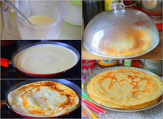 Crêpes express au blender · Aux délices du palais