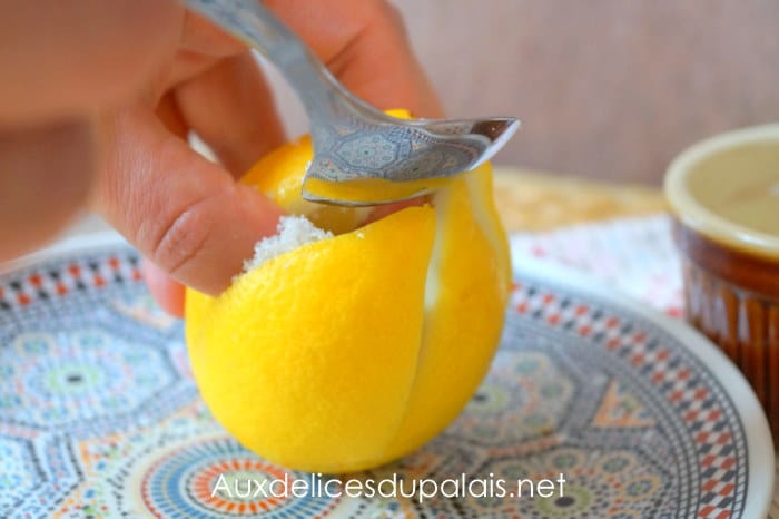 Citron confit au sel marocain