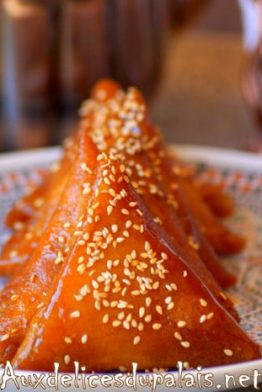 Samsa aux amandes et miel