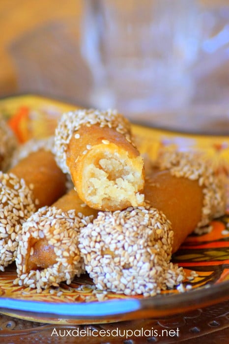 Cigares aux amandes et miel