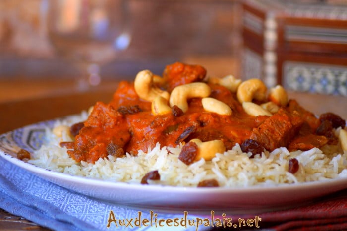 Curry de boeuf à l'indienne