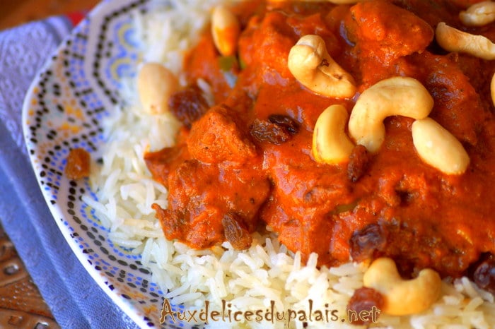 Curry de boeuf à l'indienne