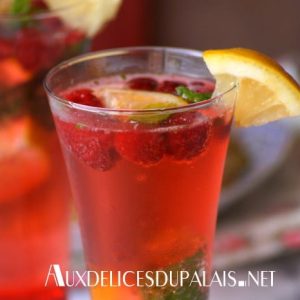 Mojito framboise cocktail sans alcool